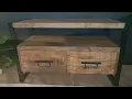 Download Lagu TV meubel industrieel mangohout Ilse 100cm tv kast duurzaam mango massief hout tv-meubel