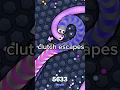 I escaped a double trap! Slither io