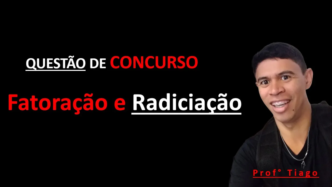 Fatoração Q14 Matemática Instituto Mais #IMAIS 2019 Guarda Civil Municipal