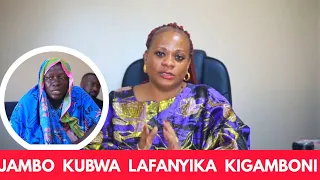 MHE. WANU ATOA MSAADA KWA FAMILIA YENYE MAMA MWENYE ULEMAVU KIGAMBONI.