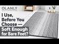 OLANLY Bathroom Rug 30x20 - SOFTNESS Check