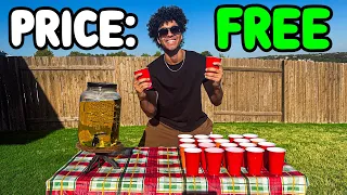 I Opened A Free Lemonade Stand!