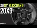 XD811 ROCKSTAR II SATIN BLACK 20x9