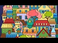 Cozy Storybook Town Digital Coloring Bright Fun Coloring Experience