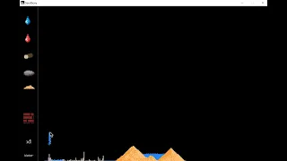 Sandbox Sand Simulation in python with raylib