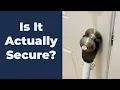 Does It Actually Work Master Lock Door Security Bar Angled Home Security Door Stopper