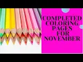 FINISHED COLORING PAGES FOR NOVEMBER