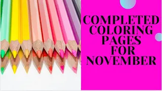 FINISHED COLORING PAGES FOR NOVEMBER