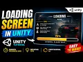 Unity Loading Screen Tutorial Create PRO Progress Bar Tips UI Easy Method