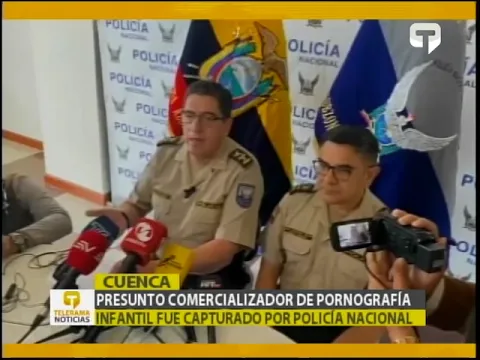 Presunto comercializador de pornografía infantil fue capturado por policía nacional