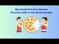 Fractions Made Fun 4th Grade Whiteboard Review with Movement Breaks
