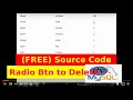 Delete Data in Database HTML Table with Checkbox - Source Code