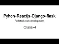 Fullstack React - Python