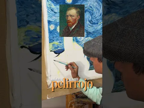 Dibujé la Noche Estrllada de Vincent van Gogh 🌃 🎨#vincentvangogh #nocheestrellada #art #draw
