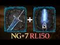 Dark Moon Greatsword Boss Fights No Damage NG 7 RL150 BUILD Elden Ring