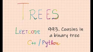 993 Cousins in a binary tree Leetcode Easy without extra space except bfs queue