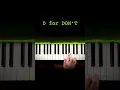 Download Lagu How to Play DJ Got Us Fallin’ In Love by Usher on Piano in 59 seconds - Easy Beginner Tutorial!