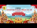 Download Lagu LIVE LOMBA KARAWITAN PELAJAR TINGKAT SD / MI SEDERAJAT  DINAS PENDIDIKAN \u0026 KEBUDAYAAN KAB. WONOGIRI.