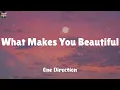 Download Lagu What Makes You Beautiful - One Direction (Lyrics) One Direction, Sia, Clean Bandit (Mix)