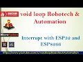 12 External Interrupt with ESP32 and ESP8266 by using microPython