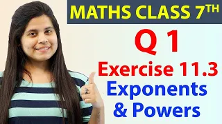 Q 1, Ex 11.3 - Exponents & Powers - Chapter 11, Maths Class 7th - NCERT, CBSE