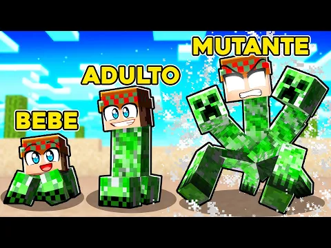 Video Thumbnail: Me converti en un CREEPER... 馃煩馃挜馃く SILVIOGAMER MINECRAFT PERO 馃Ж