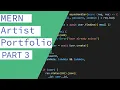 CRUD Tutorial using the MERN Stack - Portfolio Website