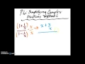 Simplifying complex fractions method 2