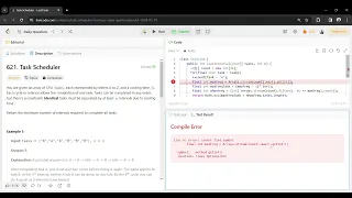 Mastering the Task Scheduler Problem 621 - Ace Your Coding Interviews
