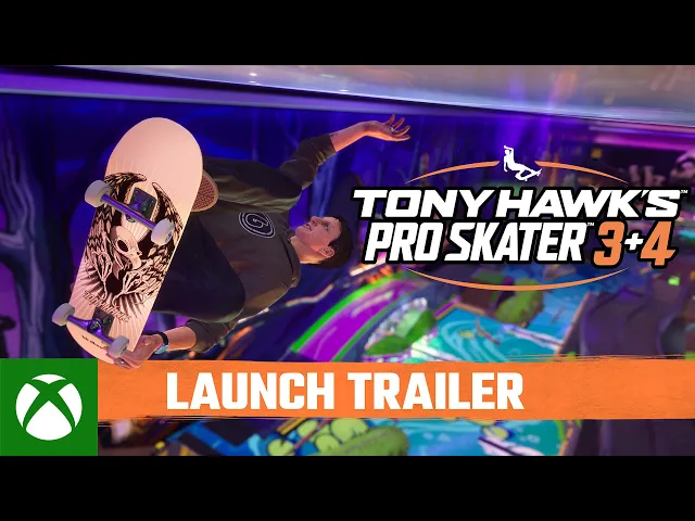 Tony Hawk's  Pro Skater  3 + 4 - Launch Gameplay Trailer | Xbox Games Showcase 2025