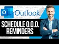 How to Schedule Out-of-Office Reminders without Blocking Coworkers Calendars