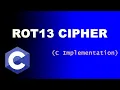 ROT13 Cipher C Implementation