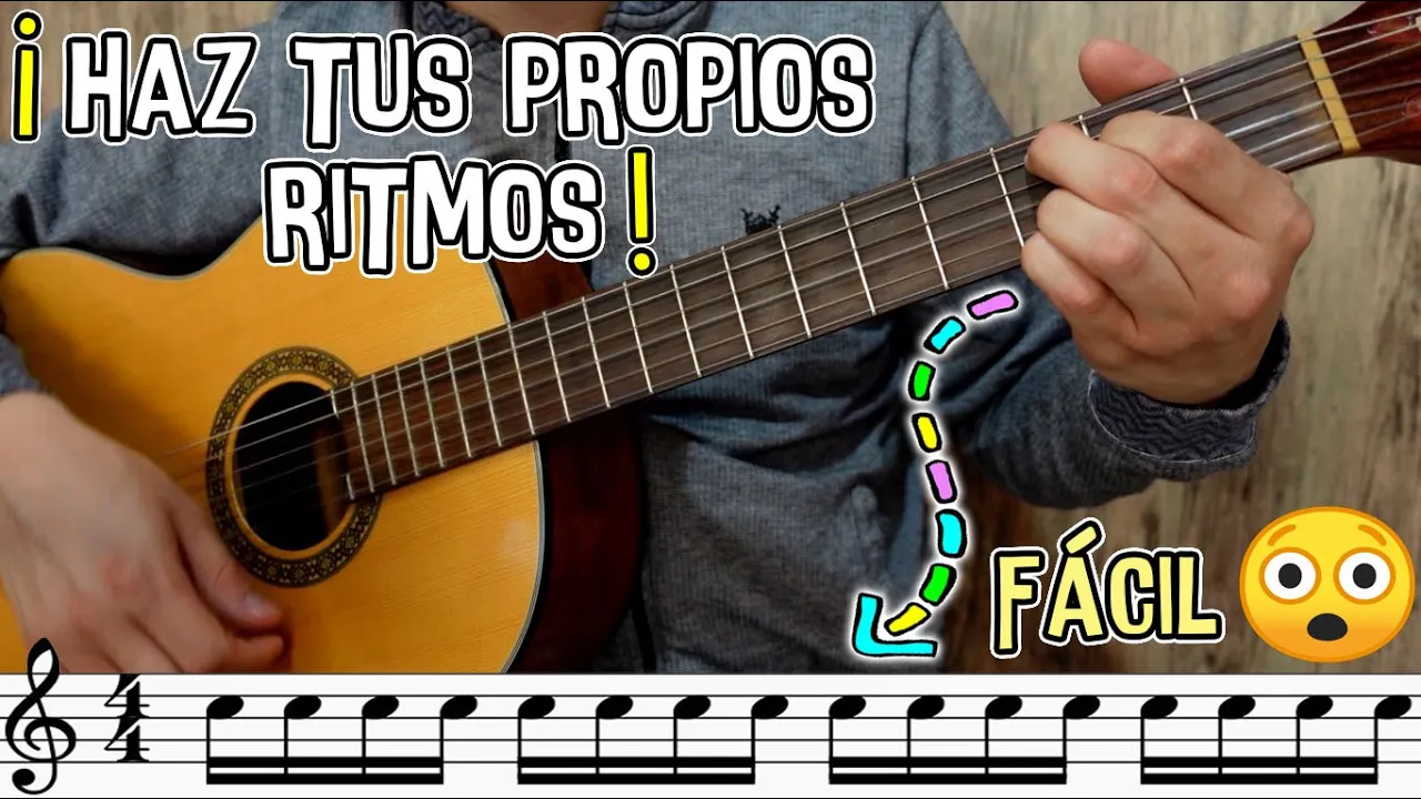 ¡Como tocar el compás 4/4 paso a paso🧐! - ¡El más usado en guitarra💕! - ✨Pop, baladas, rock y más✨