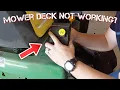 Mower Deck Not Engaging - PTO Switch Replacement