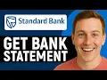 How To Get Bank Statement From Standard Bank App 2025 Simple Guide