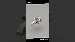 LEGO X-Wing in Animation | Star Wars (6520657-1) #lego #stepbystep