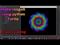 Make Rangoli using python Turtle 2023 rangoli from python turtle expertcoding3624