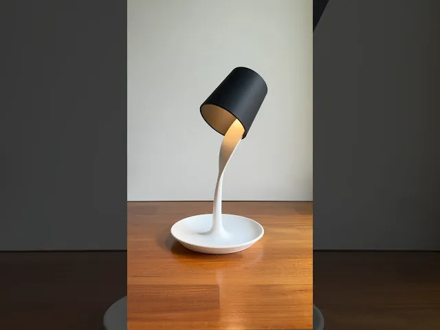 Oopsie, desk lamp with tray. video thumbnail