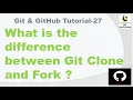 What is the difference between Git Clone and Fork Git fork vs Clone