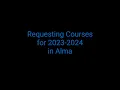 How to Select Courses for CMS - School Year 23 24