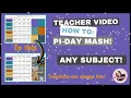 Pi Day MASH Game for Any Subject Free Editable Template Fun Math Activities