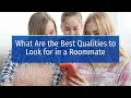 What Are the Best Qualities to Look for in a Roommate