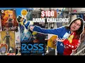 100 ANIME Shopping Challenge at ROSS Anime Figure Unboxing