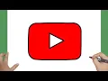 How To Draw YouTube Logo