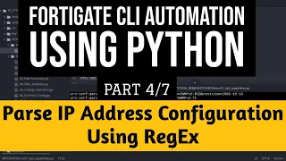 Fortigate CLI Automation Using Python Tutorial Part Parse IP Address CLI Configuration