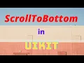 ScrollTo Bottom to ScrollView How to use ScrollView in UIKit