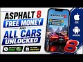 Asphalt 8 How I Got Free Money and All Cars Unlocked iOS Android