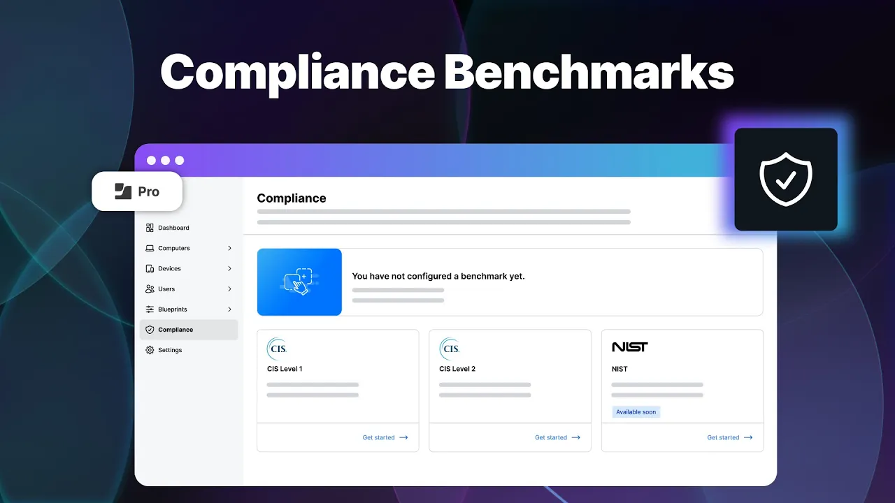 Jamf Pro compliance benchmark social video
