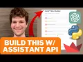 OpenAI Assistant API Quickstart Streamlit Python Building a custom Cat AI in Just 13 Minutes