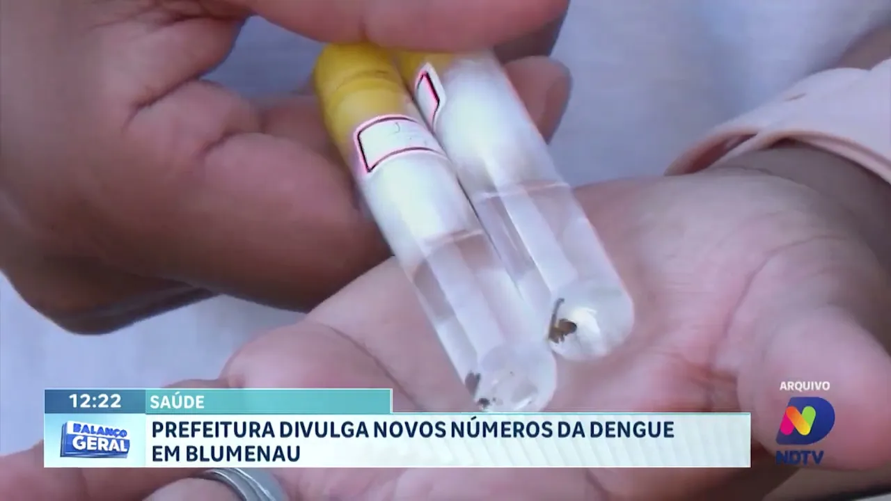 Prefeitura divulga novos números da dengue em Blumenau